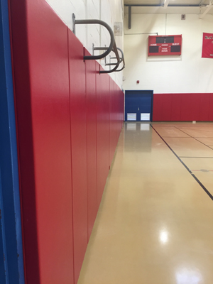 Gym Wall Padding with Wall Workout Feature